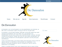Tablet Screenshot of de-danssalon.nl